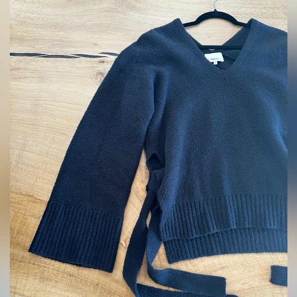 3.1 phillip Lim - Tie Side pullover sweater - Black - Small - Picture 5 of 9